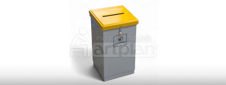 lixeira para documentos